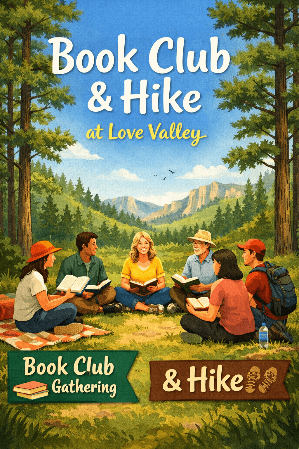 Book Club Gathering + Hike at Love Valley