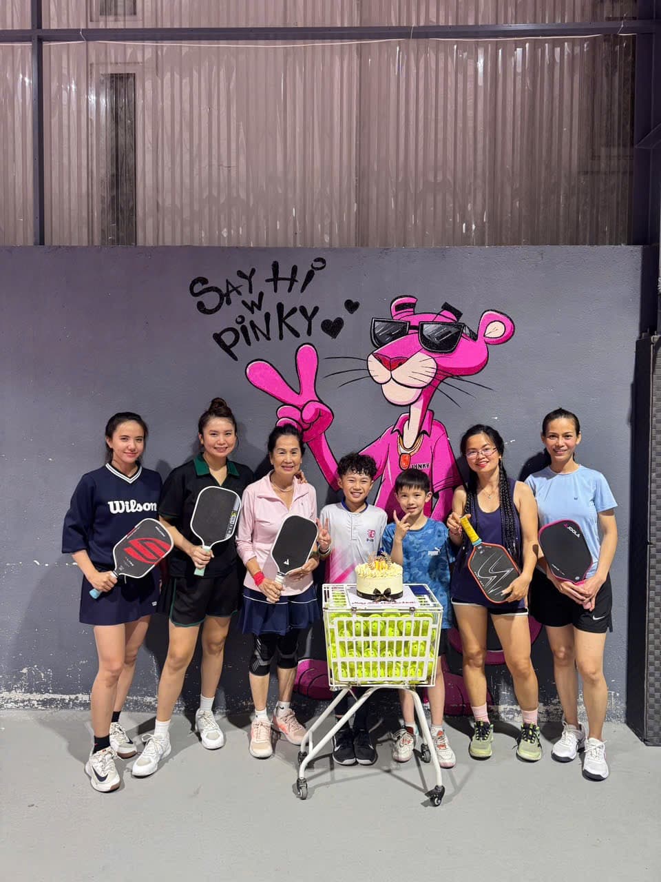 Chơi Pickleball cùng nhau - Get together at Pinky pickleball